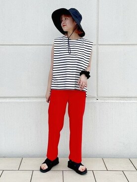 B:MING by BEAMS WOMENさん（レディース・157cm）の夏コーディネート