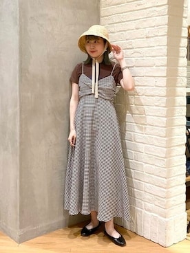 「キャミソールワンピ」｜B:MING by BEAMS WOMENさん（レディース・158cm）の夏コーディネート
