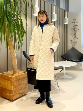 「BEAMS」｜「アイテム（ノーカラージャケット）」を使った、B:MING by BEAMS WOMENさん（レディース・158cm）の夏コーディネート