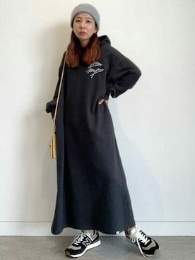 「Manhattan Portage（マンハッタンポーテージ）のアイテム（ワンピース/ドレス）」を使った、B:MING by BEAMS WOMENさん（レディース・158cm）の夏コーディネート
