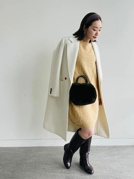 「BEAMS」｜「アイテム（ボストンバッグ）」を使った、B:MING by BEAMS WOMENさん（レディース・158cm）の秋コーディネート