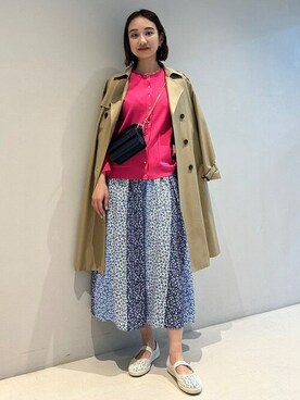「BEAMS」｜「アイテム（カーディガン/ボレロ）」を使った、B:MING by BEAMS WOMENさん（レディース・166cm）の冬コーディネート