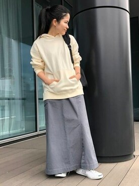 「BEAMS」｜「アイテム（バックパック/リュック）」を使った、B:MING by BEAMS WOMENさん（レディース・152cm）の冬コーディネート