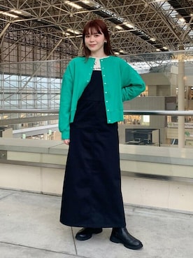 「BEAMS」｜「アイテム（カーディガン/ボレロ）」を使った、B:MING by BEAMS WOMENさん（レディース・158cm）の冬コーディネート