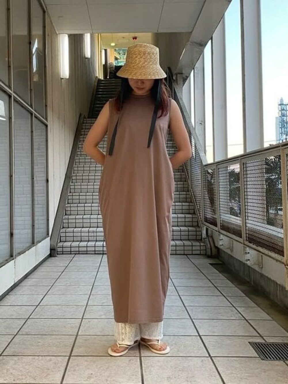 8yards モックネックノースリーブワンピース 8yards モックネックノースリーブワンピース 8YARDS | BACKSLAH MOCKNECK