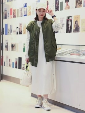 B:MING by BEAMS WOMENさんの（Alpha Industries | アルファインダストリーズ）を使ったコーディネート