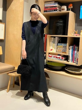「アイテム（ジャンパースカート）」を使った、B:MING by BEAMS WOMENさん（レディース・152cm）の夏コーディネート