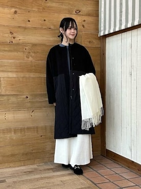 「セットアイテム」｜「アイテム（その他アウター）」を使った、B:MING by BEAMS WOMENさん（レディース・154cm）の秋コーディネート