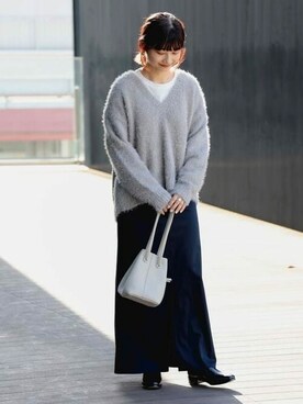 B:MING by BEAMS WOMENさん（レディース・160cm）の冬コーディネート