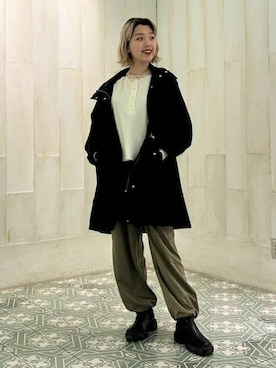 B:MING by BEAMS WOMENさん(レディース・161cm)の冬コーディネート