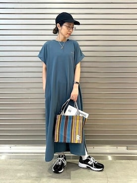 「PENDLETON（ペンドルトン）のアイテム（ワンピース/ドレス）」を使った、B:MING by BEAMS WOMENさん（レディース・151cm）の春コーディネート