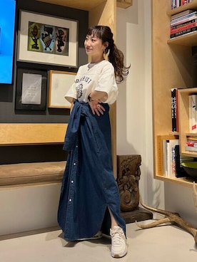 「Lee（リー）のアイテム（ワンピース）」を使った、B:MING by BEAMS WOMENさん（レディース・149cm）の春コーディネート