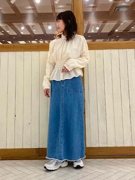 「SOMETHING（サムシング）のアイテム」を使った、B:MING by BEAMS WOMENさん（レディース・161cm）の冬コーディネート