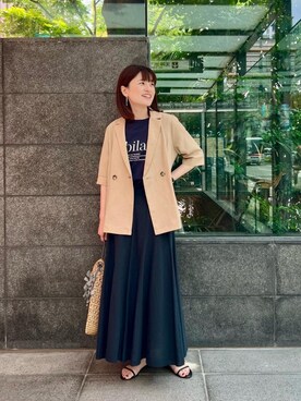 erさん（レディース・161cm）の夏コーディネート