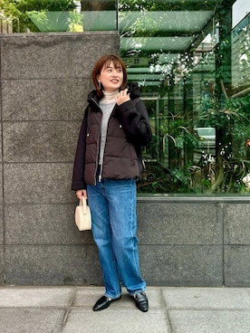 「お呼ばれ」｜「アイテム（ブルゾン）」を使った、erさん（レディース・161cm）の秋コーディネート