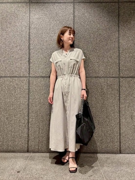 「お呼ばれ」｜「アイテム（ワンピース）」を使った、erさん（レディース・161cm）の夏コーディネート