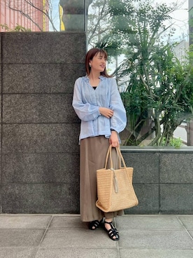 「le.coeur blanc（ルクールブラン）のアイテム」を使った、erさん（レディース・161cm）の春コーディネート