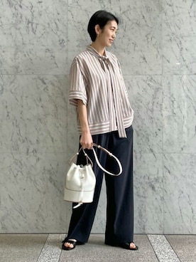 Taniguchi_TOMORROWLANDさん（レディース・158cm）の春コーディネート