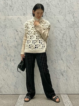 Taniguchi_TOMORROWLANDさん（レディース・158cm）の夏コーディネート