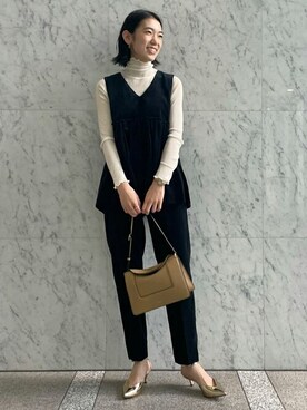 Taniguchi_TOMORROWLANDさん（レディース・158cm）の秋コーディネート