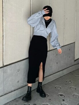 「EGOIST（エゴイスト）のアイテム」を使った、EGOIST staffさん（レディース・165cm）の春コーディネート