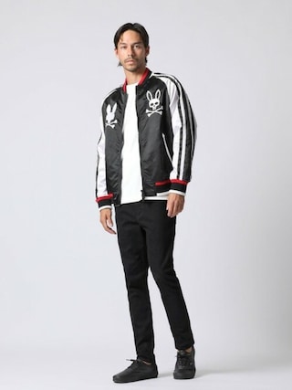 No.36018 SKOOKUM × Psycho Bunnyコラボスカジャン No.36018 SKOOKUM