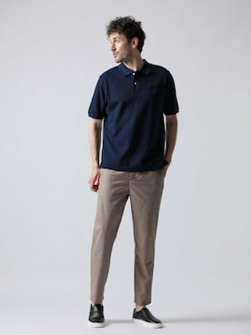 「アイテム（ポロシャツ）」を使った、Psycho Bunny officialさん（メンズ・186cm）の夏コーディネート