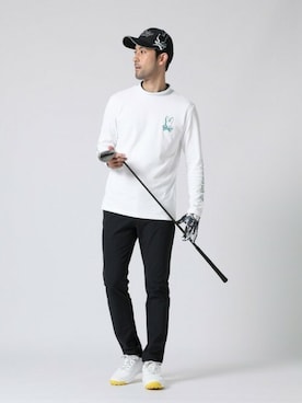 Psycho Bunny officialさん（メンズ・183cm）の秋コーディネート