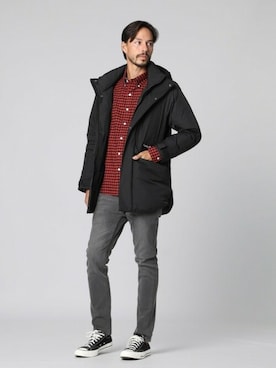 Psycho Bunny（サイコバニー）の「ダブルフェイス フード付きメルトン