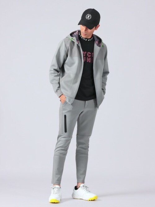 セール】[GOLF]HERVEY ダンボールニット ジップパーカ（パーカー