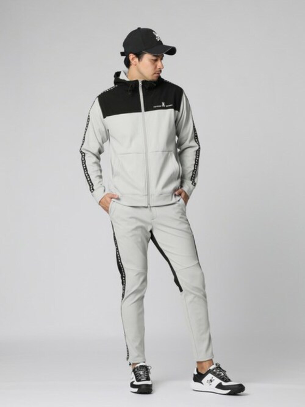 Punk Bunny Coffee ブラック パーカー GOLF]ビッグロゴ プルオーバーパーカ（パーカー）｜Psycho Bunny