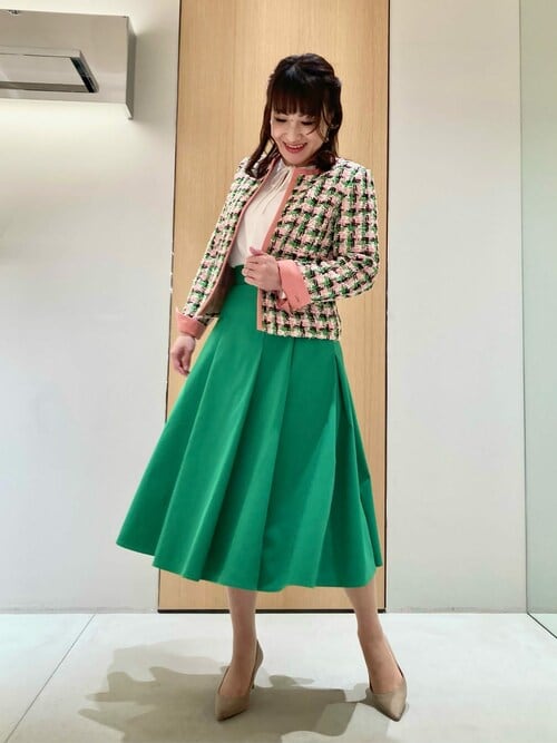 ANAYI（アナイ）の「ファンシーチェックツィードクルー