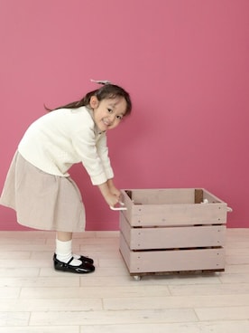 「アイテム（バレエシューズ）」を使った、sorotto_sさん（キッズ・114cm）の秋コーディネート