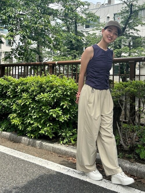 【コーデに可愛さアップ♪】Saint Laurent Calypso Media GLAMOROUS/グラマラス】リボン ジップデザイン 肩あき ゴールド