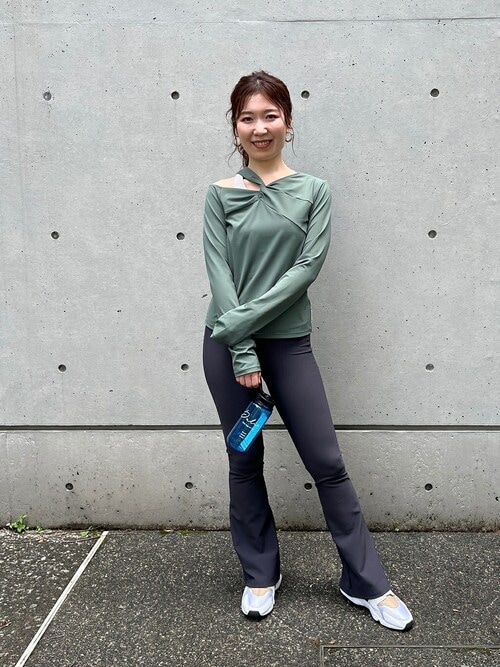 Julier パンツ リブストレッチセミフレアパンツ レディース : ZOZOTOWN