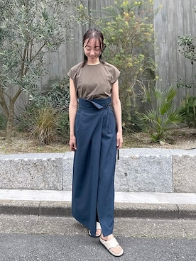 「デイリーカジュアル」｜Julierさん（レディース・163cm）の夏コーディネート