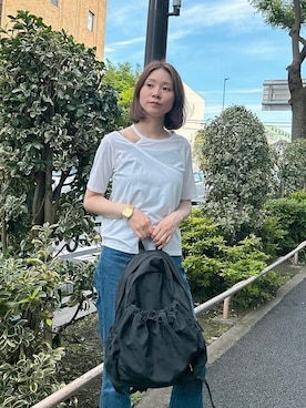 「デイリーカジュアル」｜Julierさん（レディース・160cm）の夏コーディネート