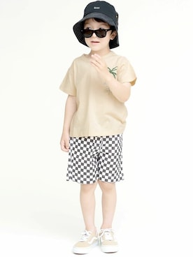 「DILASH（ディラッシュ）のアイテム」を使った、DIL baby&kids shopさん（キッズ・111cm）の春コーディネート