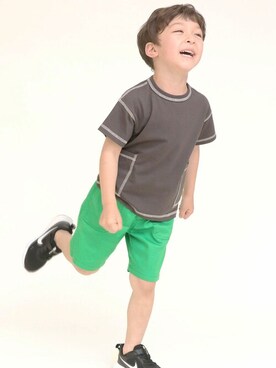「DILASH（ディラッシュ）のアイテム」を使った、DIL baby&kids shopさん（キッズ・111cm）の春コーディネート