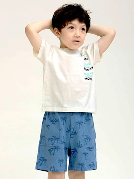 「DILASH（ディラッシュ）のアイテム」を使った、DIL baby&kids shopさん（キッズ・111cm）の春コーディネート