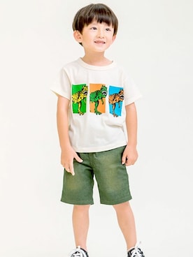 「DILASH（ディラッシュ）のアイテム」を使った、DIL baby&kids shopさん（キッズ・108cm）の春コーディネート