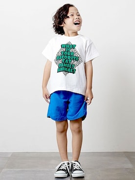 「DILASH（ディラッシュ）のアイテム」を使った、DIL baby&kids shopさん（キッズ・112cm）の春コーディネート