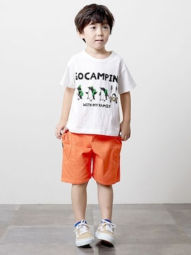 「DILASH（ディラッシュ）のアイテム」を使った、DIL baby&kids shopさん（キッズ・110cm）の春コーディネート