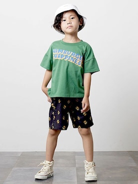 「DILASH（ディラッシュ）のアイテム」を使った、DIL baby&kids shopさん（キッズ・112cm）の春コーディネート