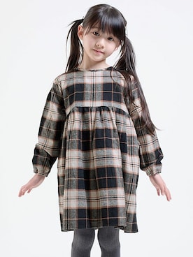 「DILASH（ディラッシュ）のアイテム」を使った、DIL baby&kids shopさん（キッズ・113cm）の秋コーディネート