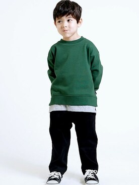 「DILASH（ディラッシュ）のアイテム」を使った、DIL baby&kids shopさん（キッズ・106cm）の秋コーディネート