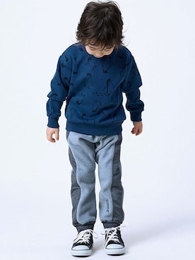 「DILASH（ディラッシュ）のアイテム」を使った、DIL baby&kids shopさん（キッズ・108cm）の秋コーディネート