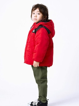 「冬」｜「アイテム（その他アウター）」を使った、DIL baby&kids shopさん（キッズ・108cm）の秋コーディネート