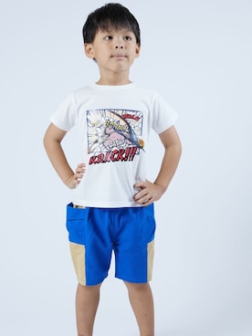 「DILASH（ディラッシュ）のアイテム」を使った、DIL baby&kids shopさん（キッズ・112cm）の夏コーディネート