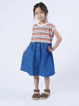 「DILASH（ディラッシュ）のアイテム」を使った、DIL baby&kids shopさん（キッズ・107cm）の夏コーディネート
